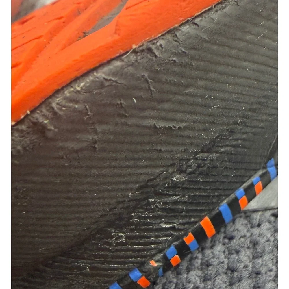 Brooks Revel 5 Running Shoes Mens 9.5 Grey Orange Good 1103741D052 Knit